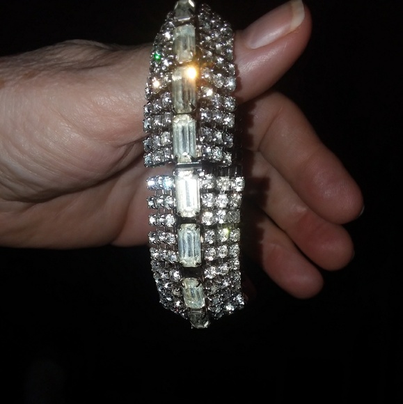 Kramer of New York bracelet rhinestone baguette - Picture 8 of 10